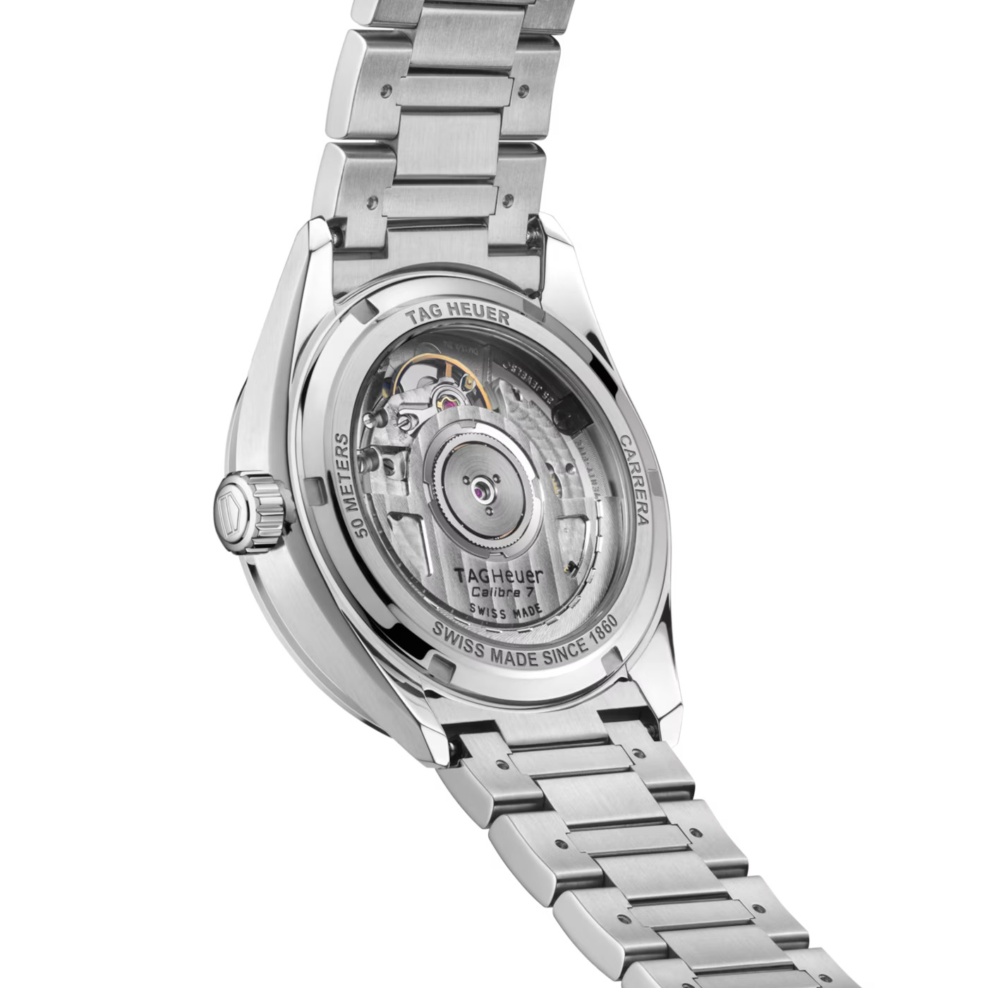 TAG Heuer Carrera Date Watch with Hot Pink Dial